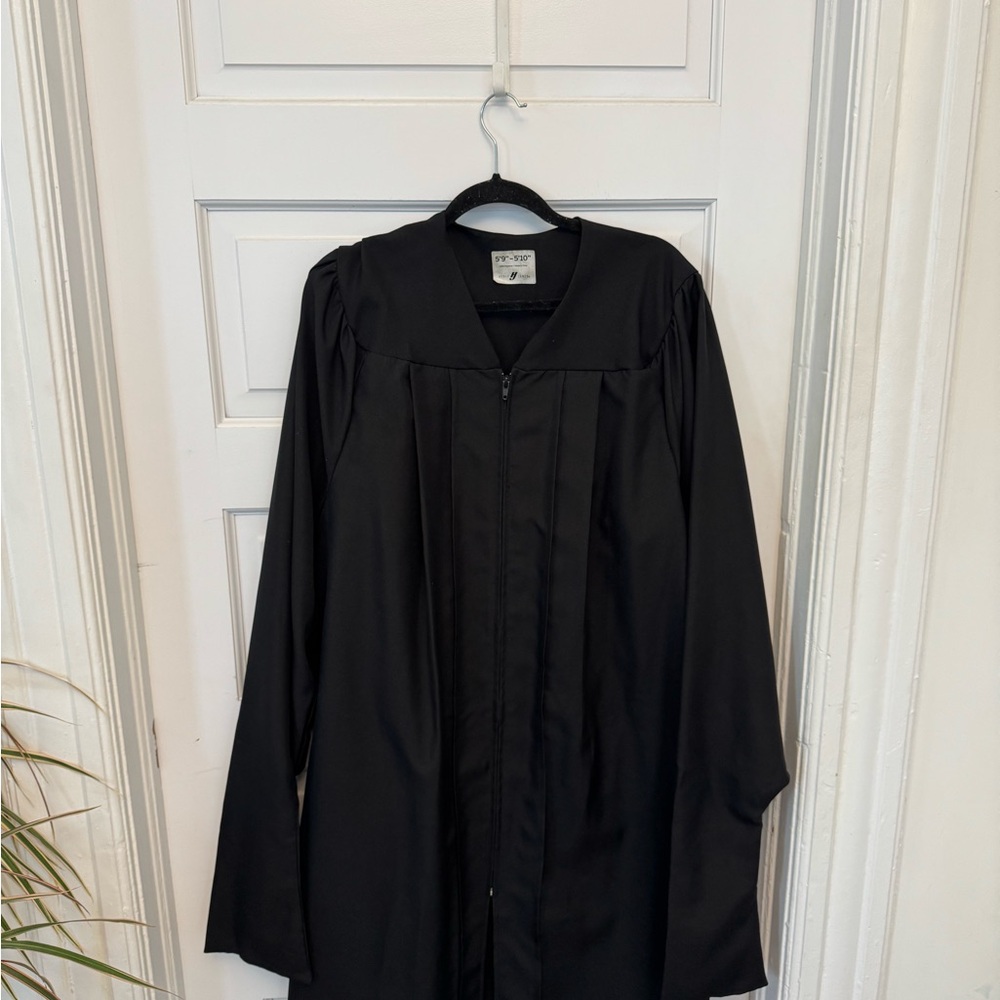Masters Black Graduation Gown